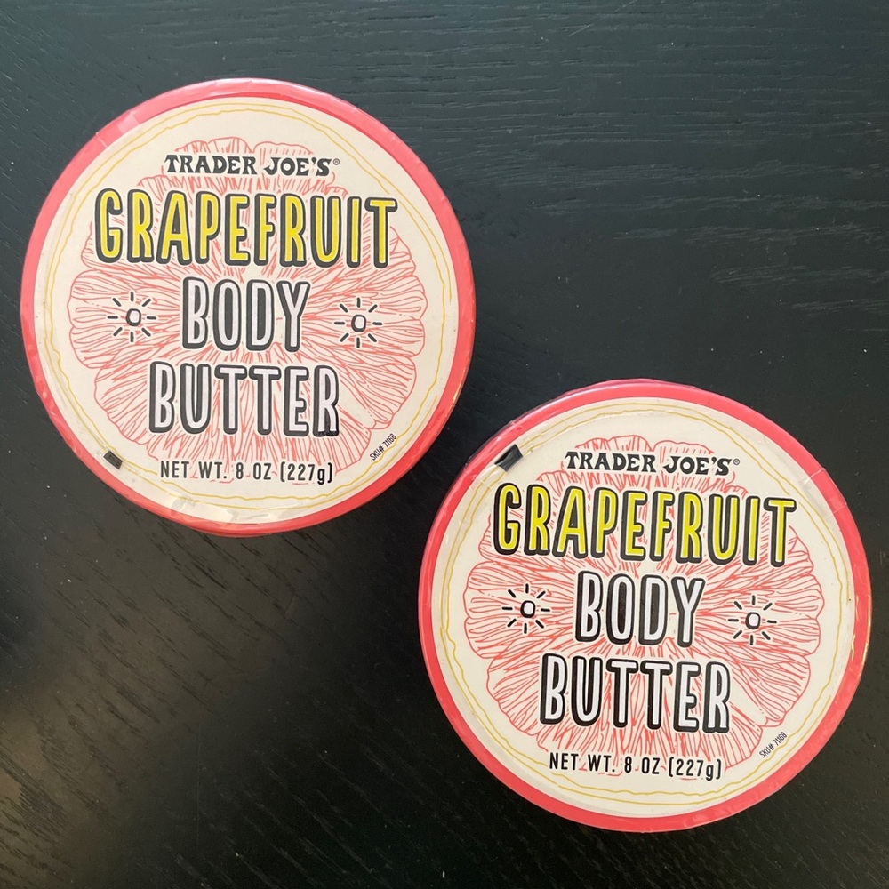 TJ’s Grapefruit Body Butter New Sealed Cult Classic OOP x2